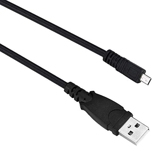 Replacement USB Cable Camera Transfer Data Sync Charging Cord Compatible with Sony Cybershot DSCH200 DSCH300 DSCW370 DSCW800 DSC-H200 DSC-H300 DSC-W370 DSC-W800 DSC-W830 (4.9ft)