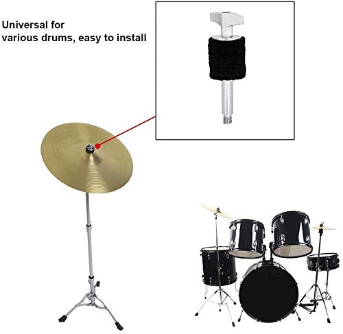 Liyafy 2 Pcs 4 Inch Cymbal Stacker Cymbal Replacement Accessories - Style A Medium
