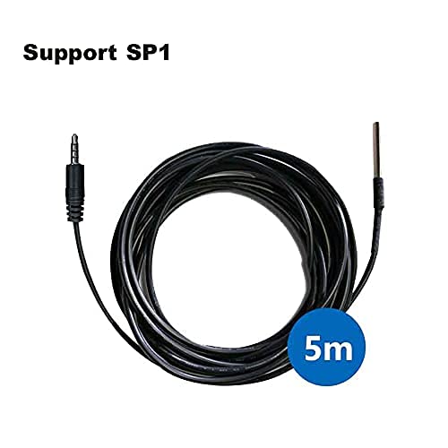 [AUSTRALIA] - Ubibot DS18B20 Audio Plug Temperature Probe, Waterproof Pool Sensor, Works with SP1 5 meters audio jack 