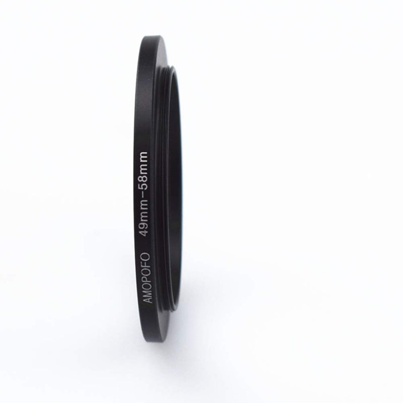 Universal 49-58mm /49mm to 58mm Step Up Ring Filter Adapter for UV,ND,CPL,Metal Step Up Ring Adapter