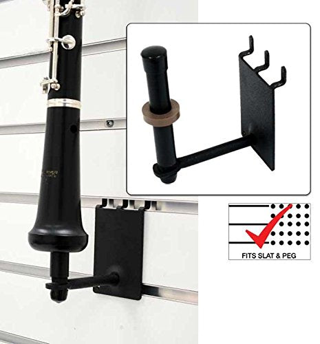 D'Luca Vertical Oboe Holder Fits Slat wall And Peg Wall