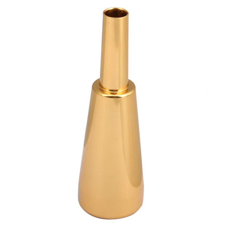 Mxfans 1.5C Size Trumpet Mouthpiece Brass Gold-plated Heavy Bullet Shape