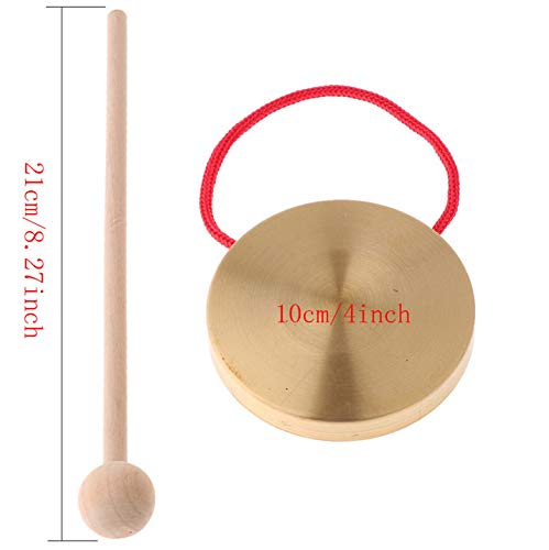 Tzong Mini Gongs Tambourine Cymbals Percussion Musical Instruments