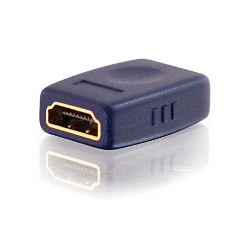 C2G HDMI Coupler, Female to Female, Blue, Cables to Go 40970