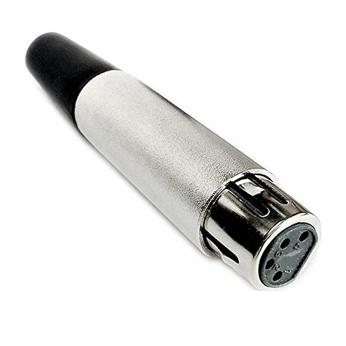 [AUSTRALIA] - CESS 4-Pin XLR Cable Female Connector Adapter for Mic Microphone - 4 Pin XLR Jack (4 Pack) 