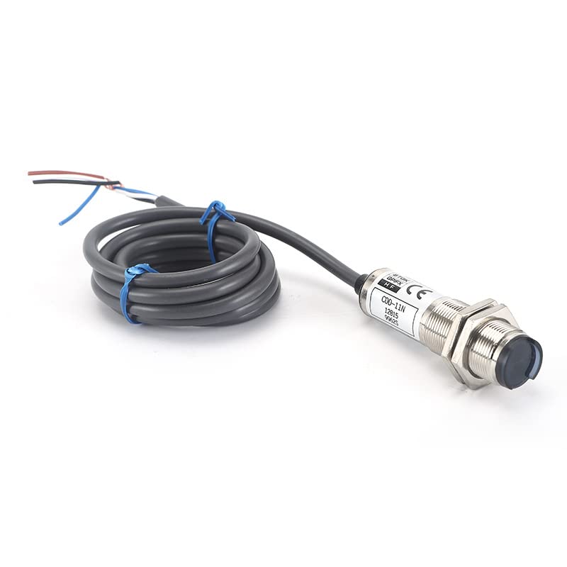 Fielect Photoelectric Sensors Diffuse Reflection Photoelectric Sensor Switch 30MA Detection Distance 10cm 4 Wires CDD-11N 1pcs Models : CDD-11N