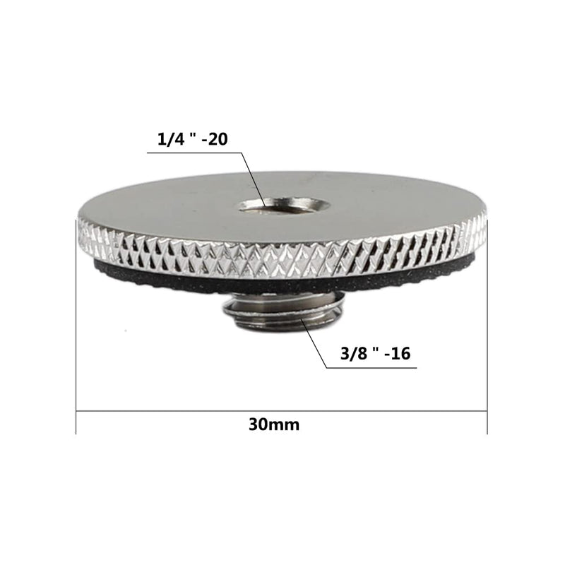 CAMVATE 1/4" Female to 3/8" Male Convert Adapter for Camera Tripod and QR Plate - 0895