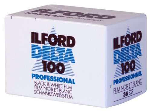 Ilford 1780624 Delta 100 Professional Black-and-White Film, ISO 100, 35mm 36-Exposure (3 Pack) 3 Pack