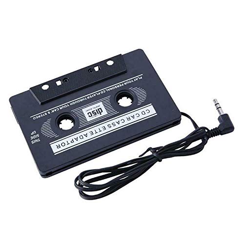 Riloer Cassette Adapter for Car With Stereo Audio, 3.5mm Auxillary Cable Tape Adapter for iPh0ne iP0d MP3 CD Player Mic