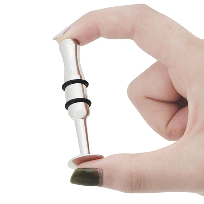 Jiayouy Embouchure Training Device Mouthpiece Mouth Strength Trainer for Brass-wind Instrument Accessory Silver