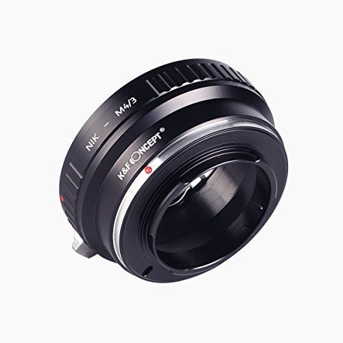 K&F Concept Lens Mount Adapter,Nikon AI Lens to Micro 4/3 Micro Four Thirds Mount Adapter for GF1 GF2 GF3 G2 G3