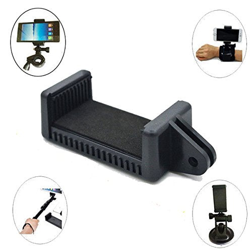 OCTO MOUNTS | Universal Smartphone Holder w/GoPro Style Mount Attachment, Tripod Adapter & Screw Adapter for Any Phone. Connect Your Smartphone to Any GoPro Mount or Tripod.
