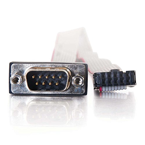 C2G 02882 DB9 Male Serial RS232 Add-A-Port Adapter Cable (11 Inches)