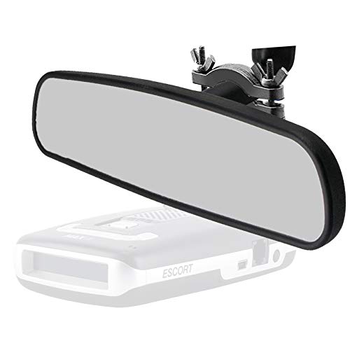 Easy Install Car Truck Rear View Mirror Radar Detector Mount for Escort Max Max2 / Max 2 / Max II / Max360 Radar (NOT Compatible with MAX360C Magnetic Cradle) Require 1" Clear stem Space to Install