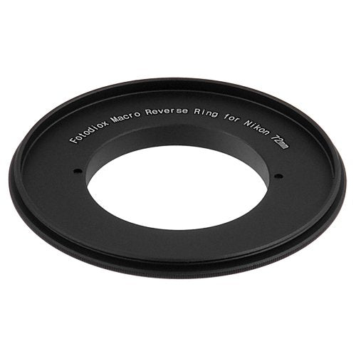 Fotodiox RB2A 72mm Filter Thread Lens, Macro Reverse Ring Camera Mount Adapter, for Nikon D1, D1H, D1X, D2H, D2X, D2Hs, D2Xs, D3, D3X, D3s, D4, D100, D200, D300, D300S, D700, D800, D800E, D40, D50, D60, D70, D70S, D80, D40X, D90, D3000, D3100, D3200, D...