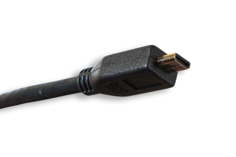 Cablelera Micro HDMI to HDMI 34AWG 1', Black Color (ZC95B1MM-01) 1ft