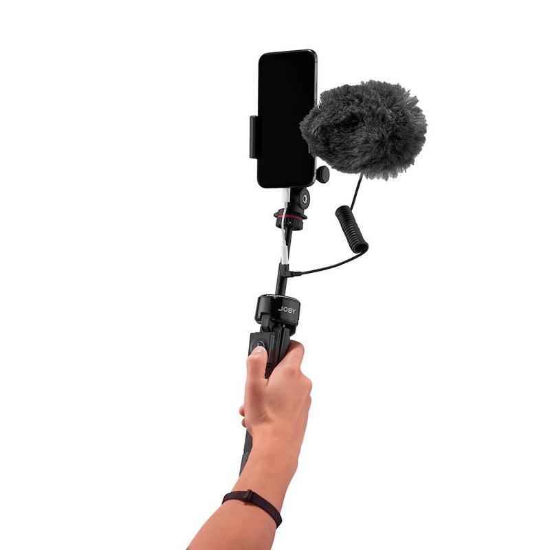 JOBY Wavo Windjammer Gray Wind muff for JOBY Wavo Vlogging Microphone for Wind Noise Reduction for Content Creation Vlogging YouTube IGTV TikTok with Smartphone(JB01685-BWW) Grey Standard