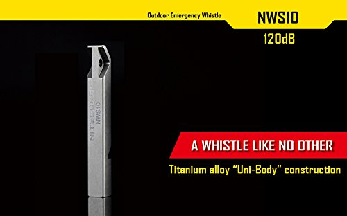 Nitecore Single Pipe Whistle.