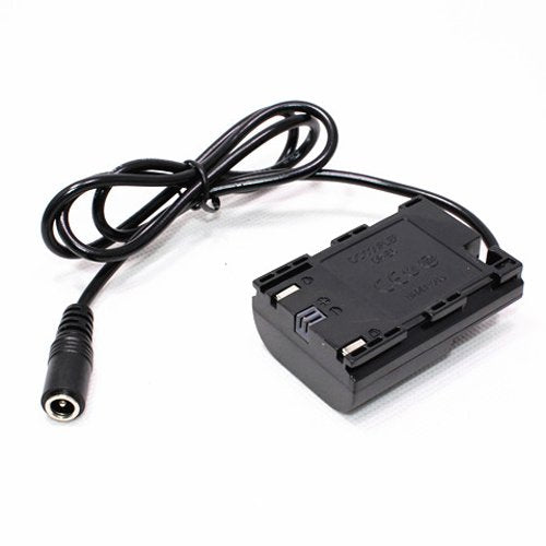 Coolbuy112 DR-E6 DC Coupler for Canon EOS 60D 7D 5D Mark II ACK-E6 Camera AC Adapter (Full Decoded)