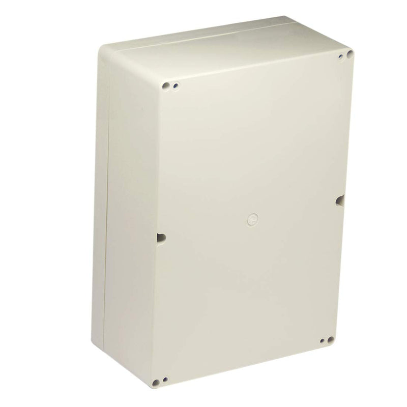 Zulkit Junction Box ABS Plastic Dustproof Waterproof IP65 Universal Electrical Boxes Project Enclosure Gray 10.4 x 7.2 x 3.7 inch (263 x 182 x 95 mm) 10.4" x 7.2" x 3.7"