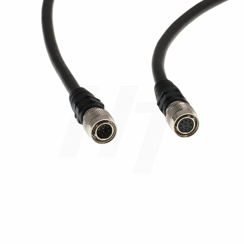 HangTon ROP MSU Remote Cable 10 Pin Hirose Male to Female for Panasonic Camera RC10 CCU MSU, Sony D50 D51 (3 Meter)