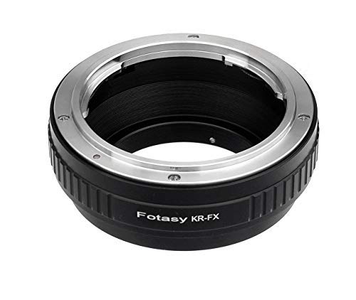 Fotasy Premier Konica AR Lens to Fuji X Lens Adapter, Compatible with Fujifilm X-Pro1 X-Pro2 X-E1 X-E2 X-E3 X-A5 X-M1 X-T1 X-T2 X-T3 X-T10 X-T20 X-T30 X-H1 Konica AR - FX Adapter