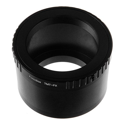 Fotodiox Lens Mount Adapter Compatible with T-Mount (T/T-2) Screw Mount SLR Lens on Fuji X-Mount Cameras Standard