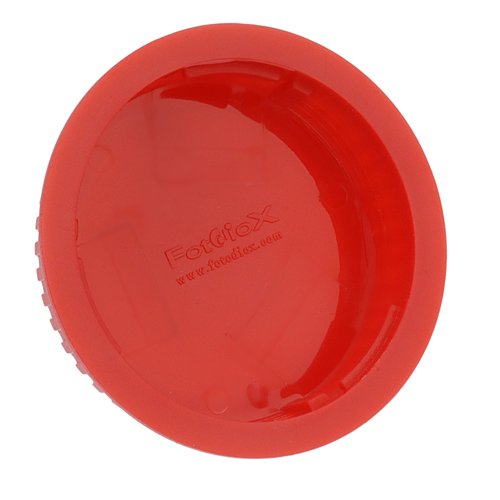 [AUSTRALIA] - Fotodiox Designer (Red) Lens Rear Cap Compatible with Canon EOS EF and EF-S Lenses Red 