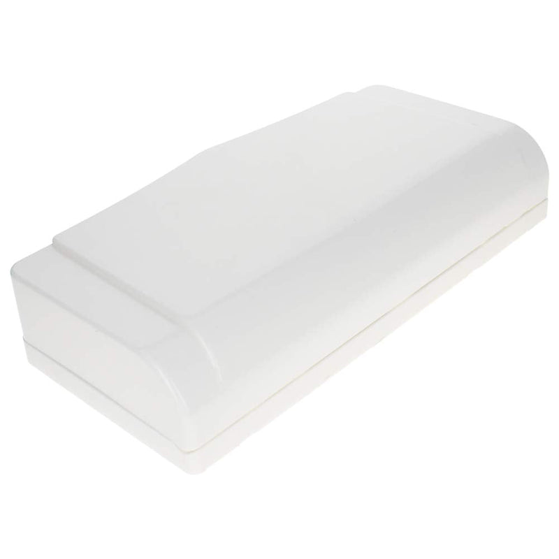 Fielect Weatherproof in Use Outlet Cover Plug Receptacle Protector for Retrofit Siding Construction White 118 Type 210x95x41mm 2Pcs