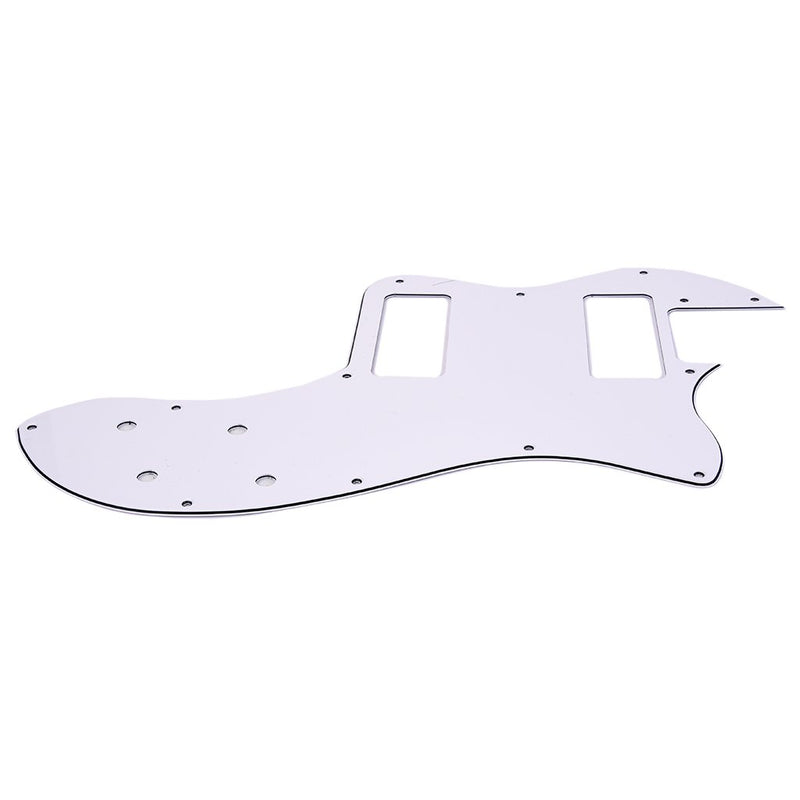 Alnicov Guitar Pickguard for Telecaster Classic Player Thinline P90 Style Scratch Plate White