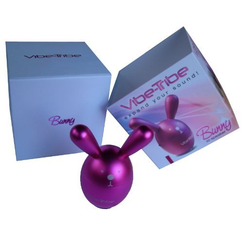 Vibe-Tribe Bunny: Compact Vibration Speaker & MP3 Player with SD-Card MP3 Reader, FM Radio and IR Remote Control