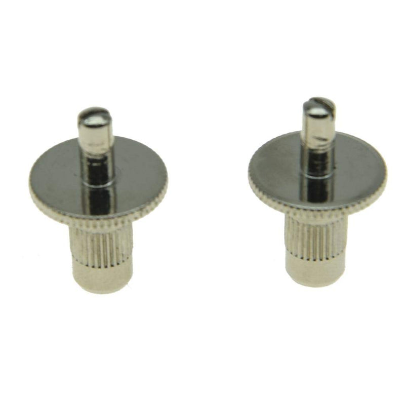 KAISH Set of 2 Nashville Style Guitar Tune-o-matic Bridge Posts Guitar Bridge Studs Bridge Post with Anchors for Gibson Nickel