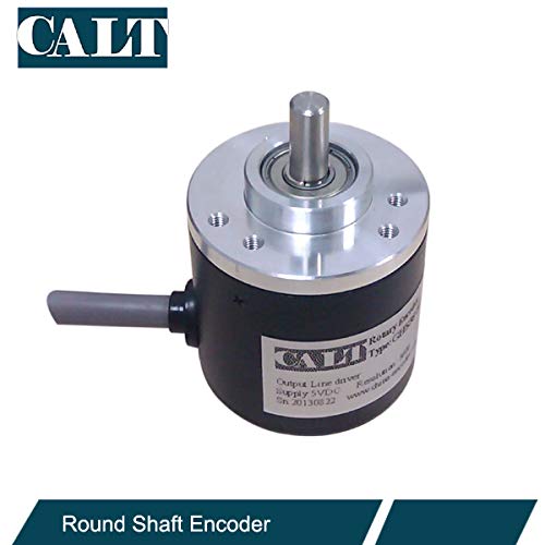 38mm Outer Diameter 6mm Solid Shaft Rotary Encoder 1000PPR 5V Line driver TTL Line driver with 5V