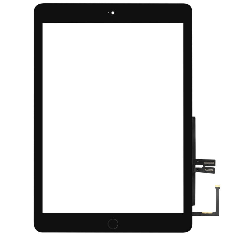GBOLE 10.2" for iPad 9th Gen 2021 (A2602 A2603 A2604 A2605) Screen Replacement Glass Touch Digitizer Premium Kit + Home Button, Tools, Adhesive - Black