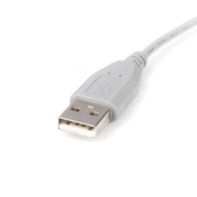 StarTech.com 10 ft. (3 m) USB to Mini USB Cable - USB 2.0 A to Mini B - Grey - Mini USB Cable (USB2HABM10) Gray 10 ft / 3m Straight
