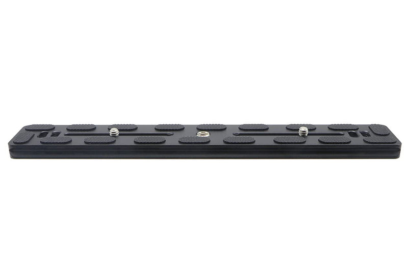 HITHUT PU-250 250mm Universal Long Quick Release Plate Dual Dovetail Slide Rail with D-Ring Screw for Ball Head Tripod Mount DSLR Camera Arca Swiss Compatible