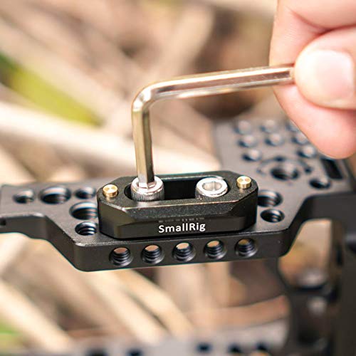 SMALLRIG Quick Release Safety Rail 4cm 1.57 Inches Long with 1/4'' Screws - 1409 4 cm