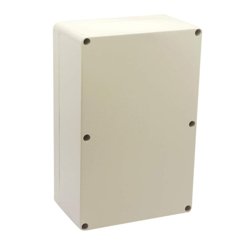 Zulkit Junction Box ABS Plastic Dustproof Waterproof IP65 Universal Electrical Boxes Project Enclosure Gray 9.1"x 5.9" x 3.4"(230 x 150 x 87 mm) 9.1"x 5.9" x 3.4"