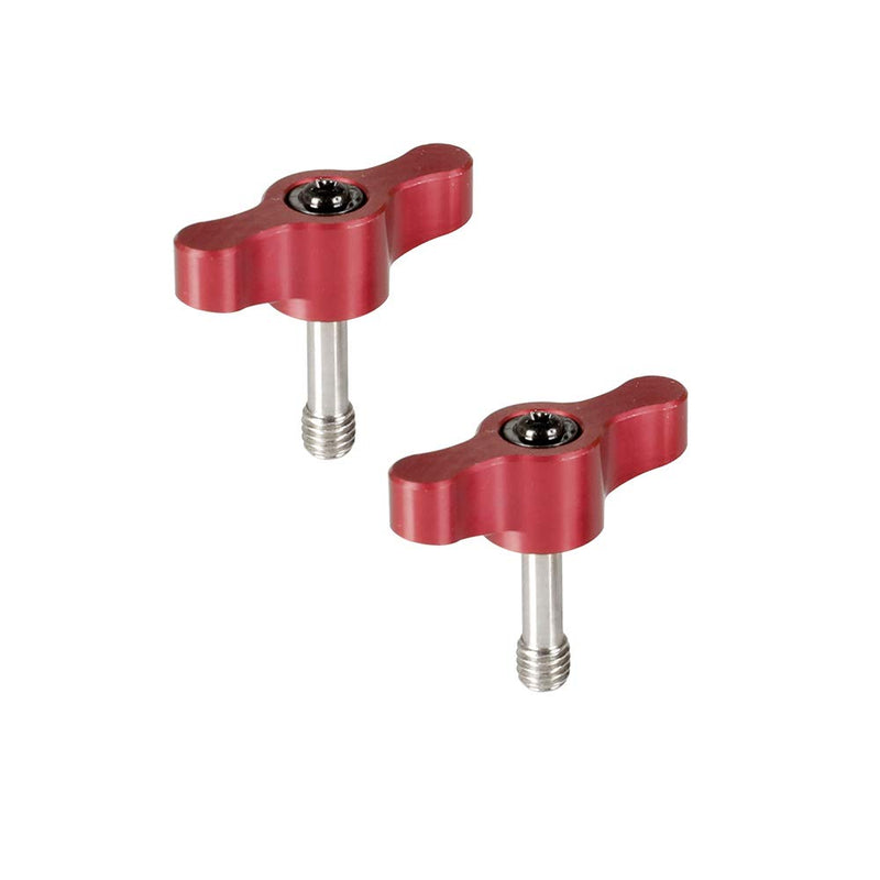 CAMVATE M6 ×18 Thumbscrew Assembly Knob Red(2 Pieces)