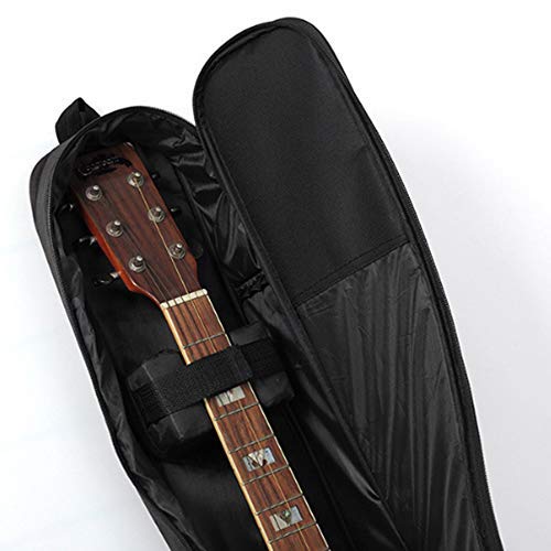 ZTZ Bohemian Acoustic Guitar Case 0.39in Waterproof Thick Sponge Padded With Neck Protector Pillow Pad For 40 41 Inches Acoustic Classical Guitar (Bohemia Rose red) Bohemia Rose red