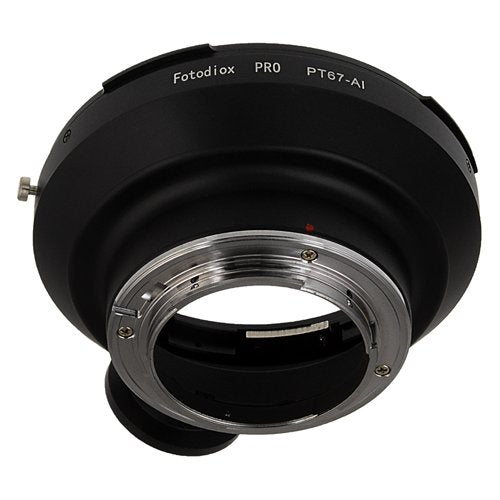 Fotodiox Pro Lens Mount Adapter, Pentax 6x7, 67 Lens to Nikon Camera Mount Adapter, for Nikon D1, D1H, D1X, D2H, D2X, D2Hs, D2Xs, D3, D3X, D3s, D4, D100, D200, D300, D300S, D700, D800, D800E, D40, D50, D60, D70, D70S, D80, D40X, D90, D3000, D3100, D320...