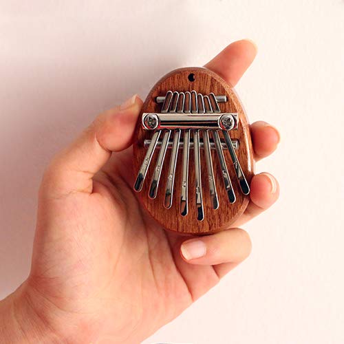 joybox 8 Keys Thumb Piano Mini Kalimba Thumb Piano Portable Piano exquisite Thumb Piano Solid Wood Finger Piano Pendant Musical Instrument Beginners Gift