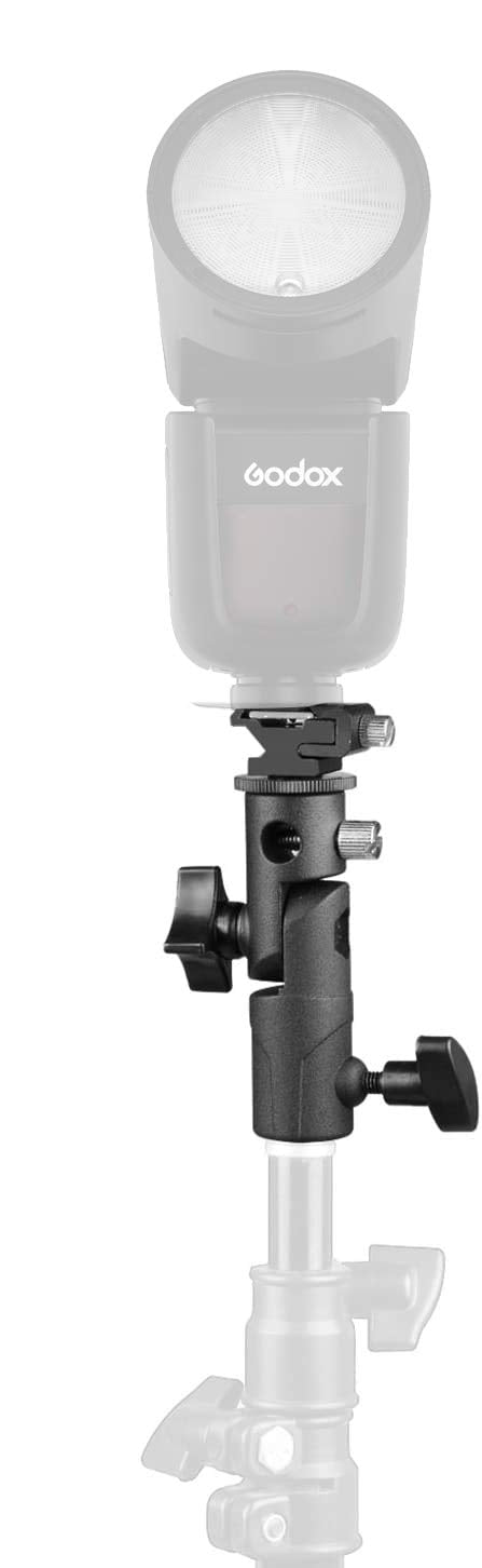 [AUSTRALIA] - Godox S2 Bowens Mount S-Type Flash Bracket with E Speedlite Holder for Godox V1 V860II AD200 AD200Pro AD400Pro TT350 TT685 Speedlite Strobe Flash 