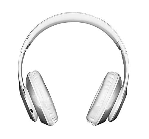 Bluetooth Headphones Wireless Headpohones Clear, Cheap, Good HeadGear Wireless 4.1 Headphones Metolic Silver