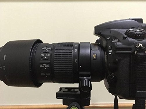 [AUSTRALIA] - Haoge LMR-N372 Lens Collar Replacement Foot Tripod Mount Ring for Nikon AF-S NIKKOR 70-200mm f/4G ED VR and AF-S 300mm F/4E PF ED VR Lens Built-in Arca Type Quick Release Plate Replace Nikon RT-1 