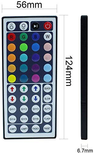 [AUSTRALIA] - RGBZONE 2-Port 44 Keys Wireless IR Remote Controller with Receiver for RGB 3528 5050 LED Light Strip - Dual Outputs 