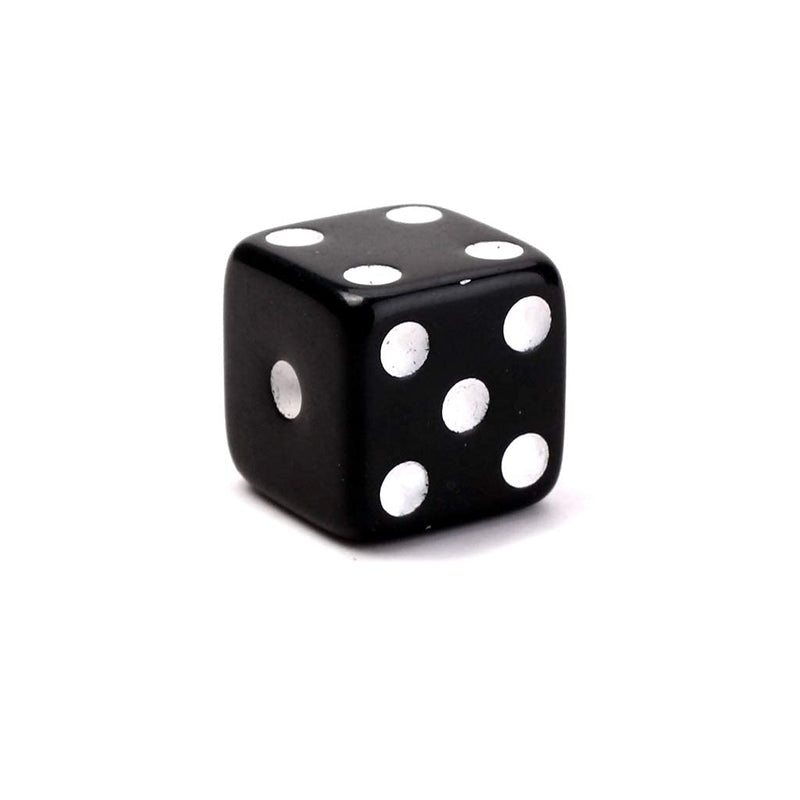 Alnicov Black Plastic Dice Guitar Tone Volume Control Knobs with Wrench for Electric Guitar Pack of 3