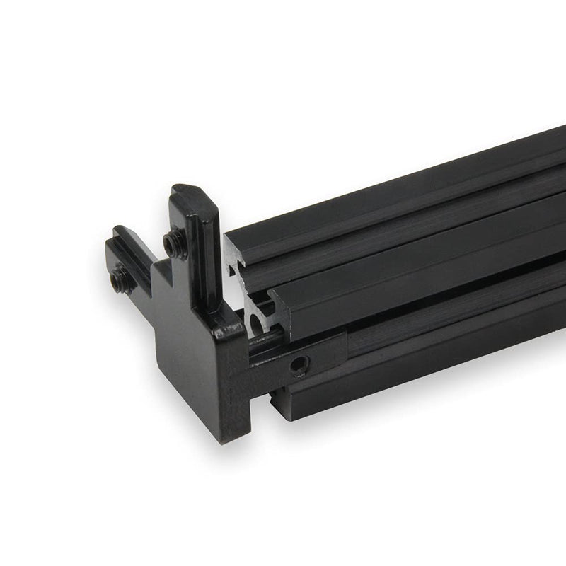 [AUSTRALIA] - Befenybay 8PCS Black 3-Way End Corner Bracket Connector with Screws for 6mm T Slot Aluminum Extrusion Profile 2020 Series (2020s-Black) 2020s-Black 