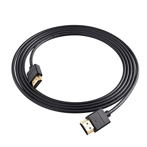 Pasow HDMI Cable 4K Ultra Thin Male to Male 36AWG High Speed Slim Cable (6FT/2M) 6FT/2M