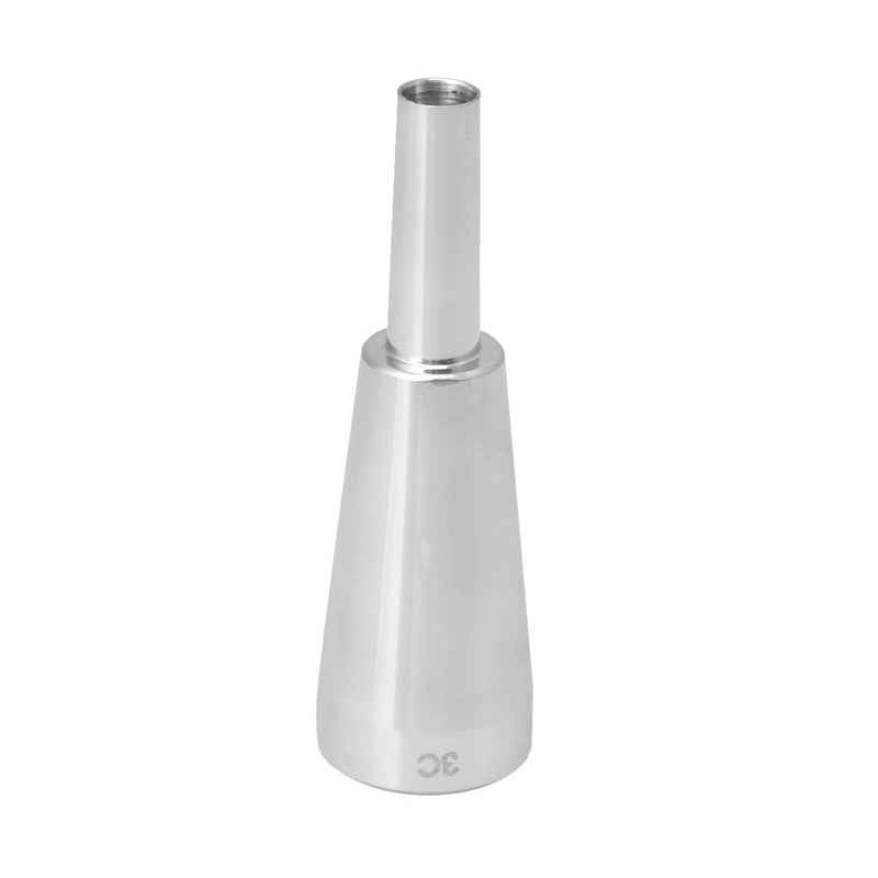 Mxfans 9.8mm Outer Diameter 3C Trumpet Mouthpiece Replacement Part Silver